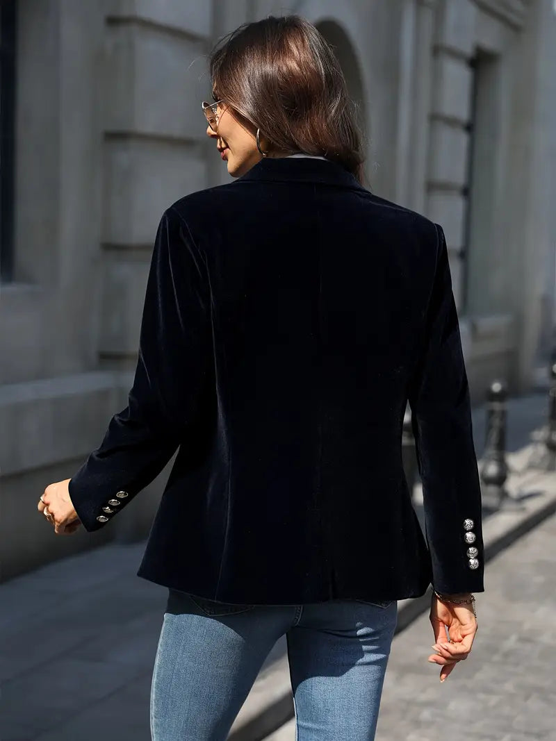Sienna | Elegante velvet blazer