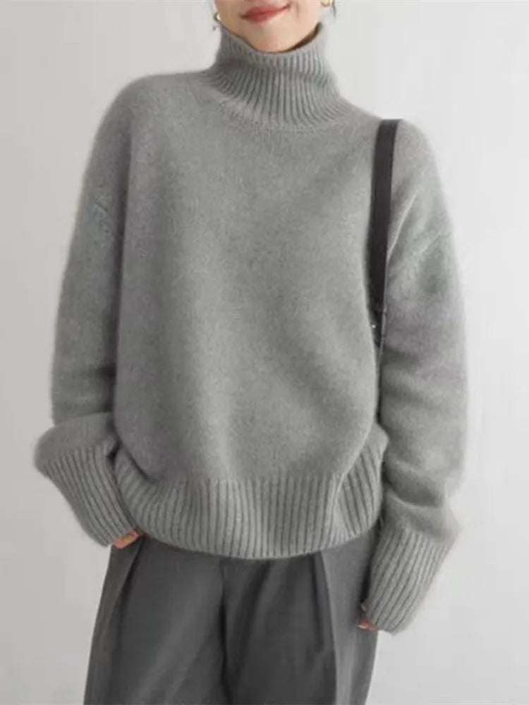 Evelyn Wool Turtleneck Jumper