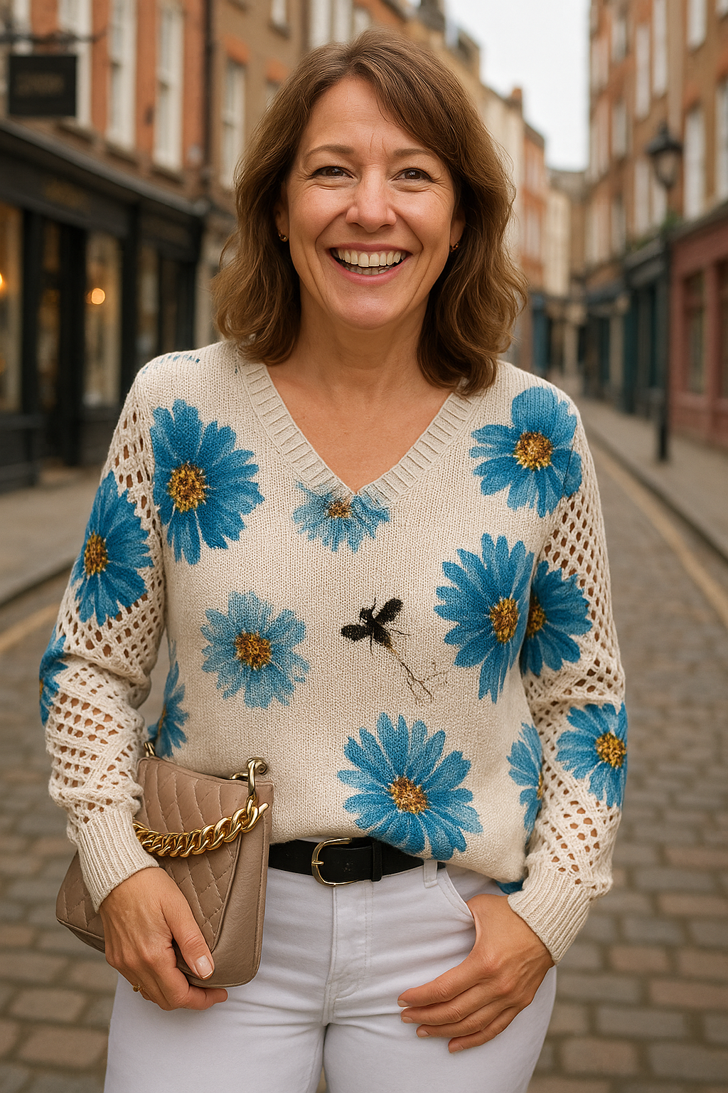 Irene Floral Knit Jumper
