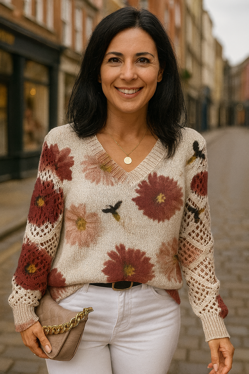 Irene Floral Knit Jumper