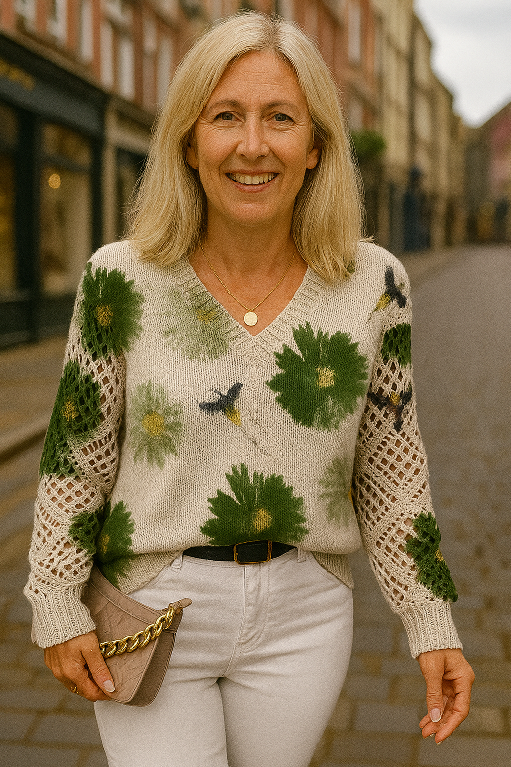 Irene Floral Knit Jumper