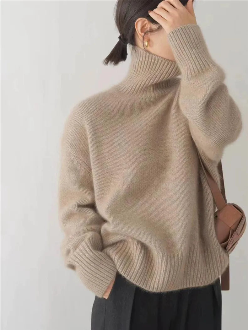 Evelyn Wool Turtleneck Jumper