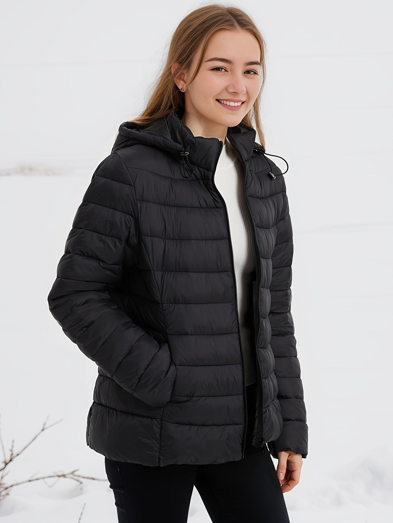 Lorah | Hooded quilted jacket