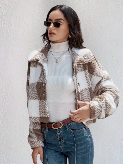 Teddie | Checked coat