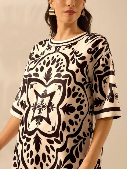 Mabel | Tunic with slit - Boho style