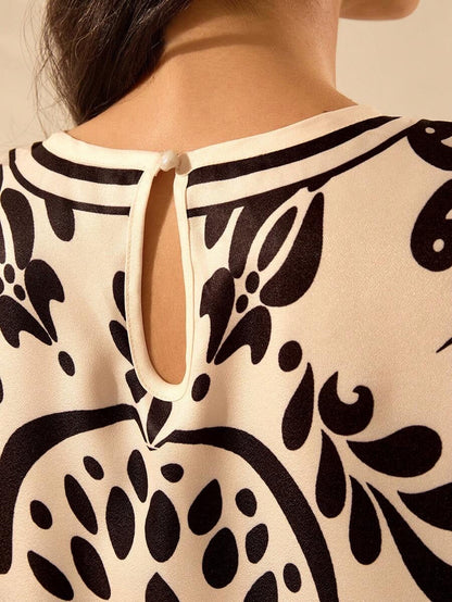 Mabel | Tunic with slit - Boho style