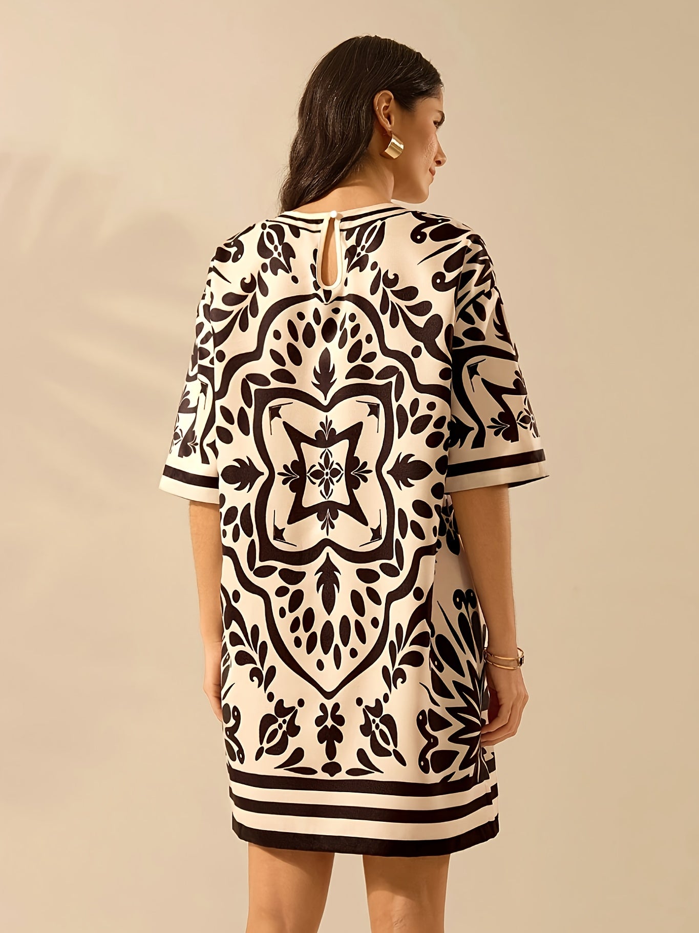 Mabel | Tunic with slit - Boho style