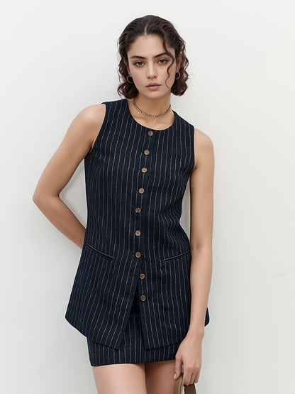 Urban stripe | Top + skirt set