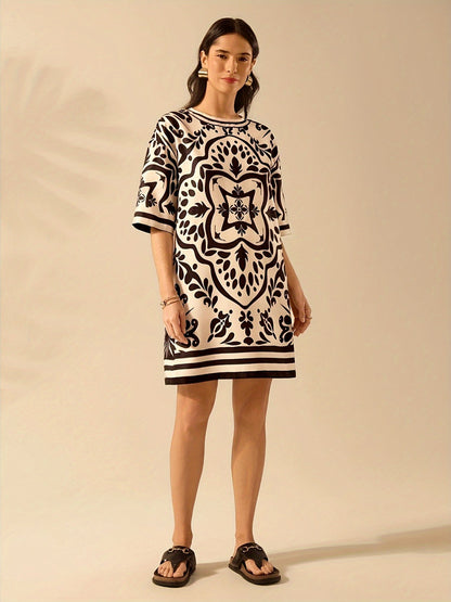 Mabel | Tunic with slit - Boho style