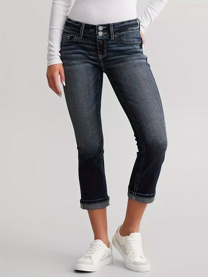 Dejah | High waist capri jeans